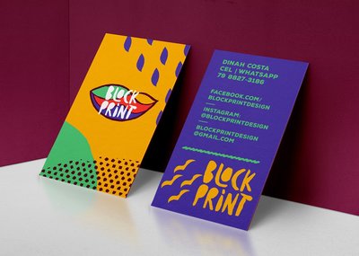 Block Print手工印刷品形象设计展示